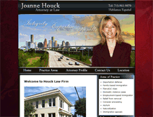 Tablet Screenshot of houcklawfirm.net